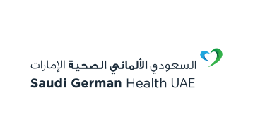The logo for the saudi german health uae.